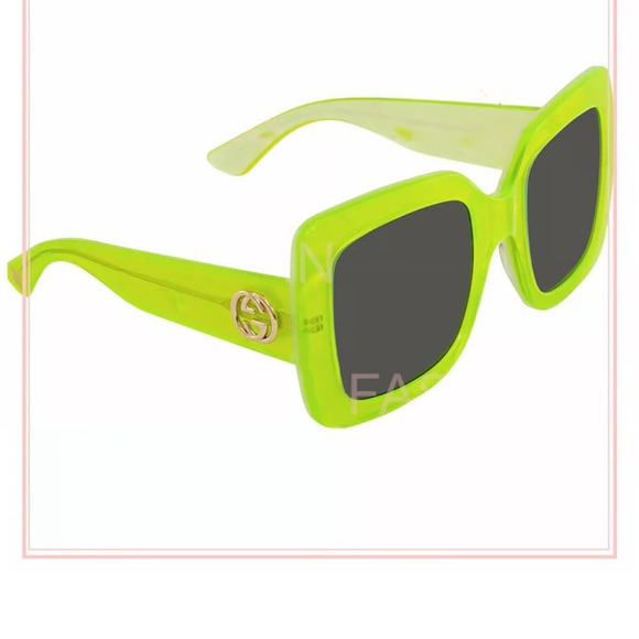 Green Gucci glasses - Picture 3 of 5